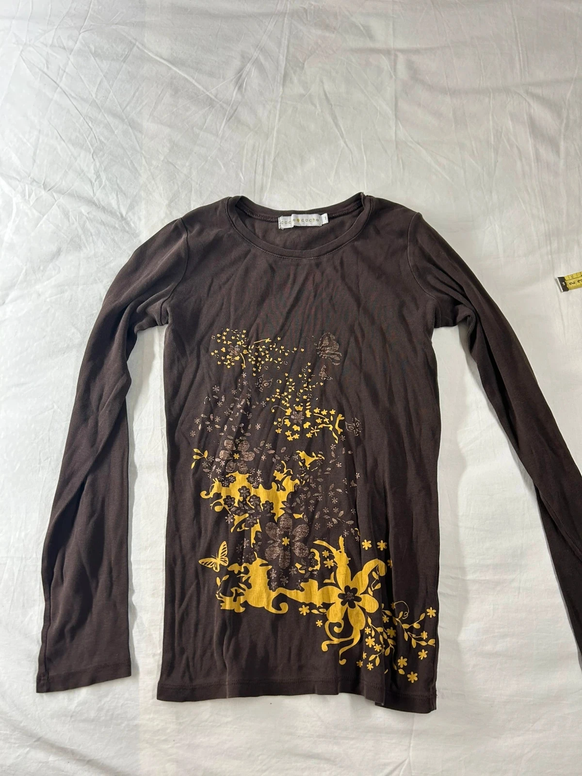 Blouse à manches longues cache cache imprimé